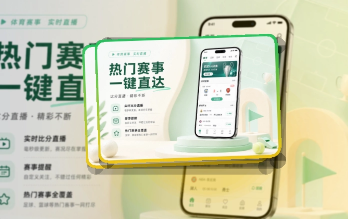 路径式引导 · 手机端看球入口 · 电脑手机都能衔接界面展示